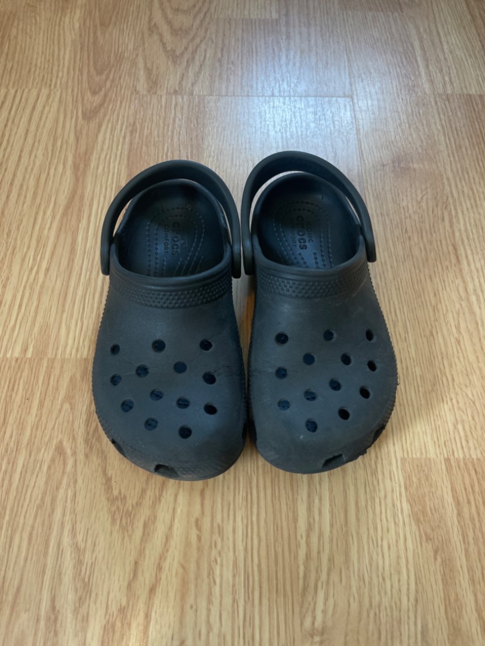 Crocs Toddler Boys Size 12 Blue & Black Bundle of Two Slip On Sandals - Picture 5 of 7
